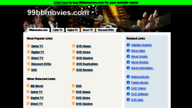 What 99bbmovies.com website looked like in 2014 (10 years ago)