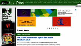 What 9ijanews.com website looked like in 2015 (9 years ago)