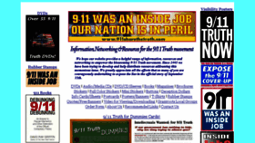 What 911sharethetruth.com website looked like in 2016 (8 years ago)