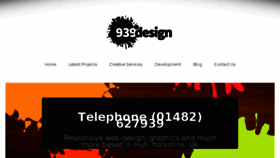 What 939design.com website looked like in 2016 (8 years ago)