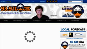 What 939theduck.com website looked like in 2016 (8 years ago)