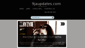What 9jaupdates.com website looked like in 2016 (7 years ago)