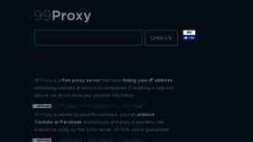 What 99proxy.com website looked like in 2017 (7 years ago)