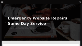 What 911websiterepair.com website looked like in 2017 (7 years ago)