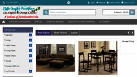 What 999furniture.com website looked like in 2017 (6 years ago)