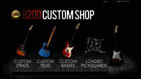 What 920dcustomshop.com website looked like in 2017 (6 years ago)