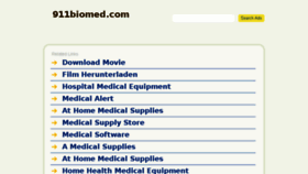 What 911biomed.com website looked like in 2017 (6 years ago)