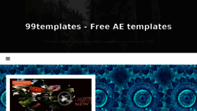 What 99templates.net website looked like in 2018 (6 years ago)