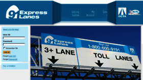 What 91expresslanes.com website looked like in 2018 (6 years ago)