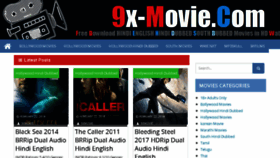 What 9x-movie.com website looked like in 2018 (6 years ago)