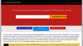 What 9xyoutube.com website looked like in 2018 (6 years ago)