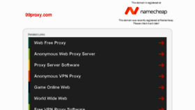 What 99proxy.com website looked like in 2018 (6 years ago)