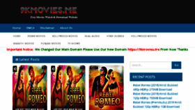 What 9kmovies.me website looked like in 2018 (5 years ago)