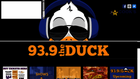 What 939theduck.com website looked like in 2018 (5 years ago)