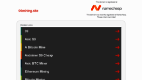 What 99mining.site website looked like in 2018 (5 years ago)