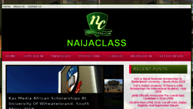What 9jaclass.com website looked like in 2018 (5 years ago)