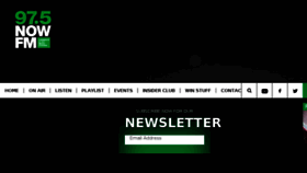 What 975now.com website looked like in 2018 (5 years ago)