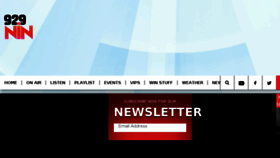 What 929nin.com website looked like in 2018 (5 years ago)
