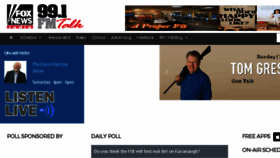 What 991fmtalk.com website looked like in 2018 (5 years ago)