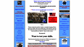 What 911survival.com website looked like in 2018 (5 years ago)