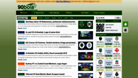 What 90bola.cc website looked like in 2019 (5 years ago)