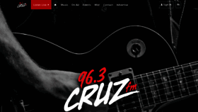 What 963cruzfm.com website looked like in 2019 (5 years ago)