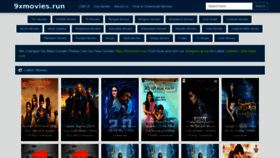 What 9xmovies.run website looked like in 2019 (5 years ago)