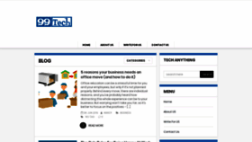 What 99tech.co.uk website looked like in 2019 (4 years ago)