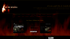What 99burning.com website looked like in 2019 (4 years ago)
