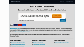 What 99downloader.com website looked like in 2019 (4 years ago)