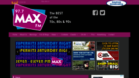 What 977maxfm.ca website looked like in 2019 (4 years ago)