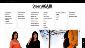 What 9teenagain.com website looked like in 2019 (4 years ago)