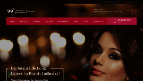What 99beautyinstitute.com website looked like in 2019 (4 years ago)