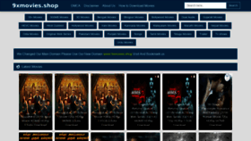 What 9xmovies.shop website looked like in 2019 (4 years ago)