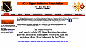 What 97thsigbn.org website looked like in 2020 (4 years ago)
