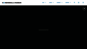 What 911memorial.org website looked like in 2020 (4 years ago)