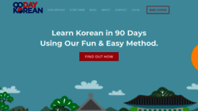 What 90daykorean.com website looked like in 2020 (4 years ago)
