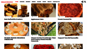 What 99easyrecipes.com website looked like in 2020 (4 years ago)