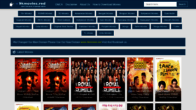 What 9kmovies.red website looked like in 2020 (4 years ago)