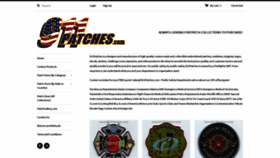 What 911patches.com website looked like in 2020 (4 years ago)