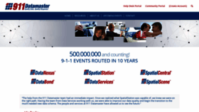 What 911datamaster.com website looked like in 2020 (4 years ago)