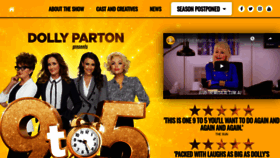 What 9to5themusical.com.au website looked like in 2020 (4 years ago)