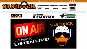 What 939theduck.com website looked like in 2020 (3 years ago)