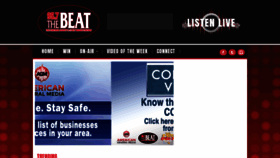 What 957thebeatfm.com website looked like in 2020 (3 years ago)