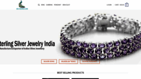 What 925sterlingsilverjewelryindia.com website looked like in 2020 (3 years ago)
