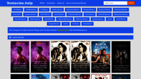 What 9xmovies.press website looked like in 2020 (3 years ago)