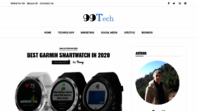 What 99tech.co.uk website looked like in 2020 (3 years ago)