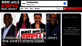 What 920espnnewjersey.com website looked like in 2020 (3 years ago)