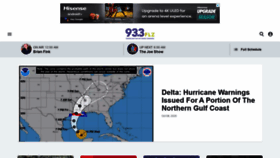 What 933flz.com website looked like in 2020 (3 years ago)