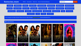 What 9xmovies.mom website looked like in 2020 (3 years ago)